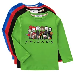 Aimi Lakana Boys Spring Autumn Clothing Halloween Cosplay Tshirt Kids Long Sleeve Shirt Cartoon Tops 240220