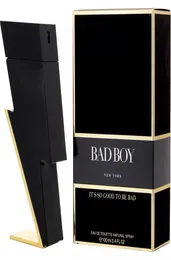 Designer men039s perfume 100ml bad boy classic Cologne good smell long time lasting gentleman perfume high version quality fast4649207