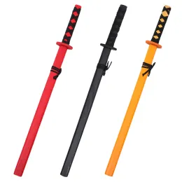 Kunst Samurai Schwert Spielzeug Halloween Party Cosplay Holz Katana Holz Samurai Schwert Cosplay Requisite Japanisches Schwert Kinder Spielzeug Spielzeug