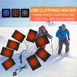 Carpets 3 Levels Winter Warm Pants Heated Pads USB Heating For DIY Clothing Outdoor Camping Hiking Ski Cycling