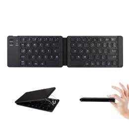 Teclados Beyour Mini Bluetooth dobrável teclado, portátil de 180 graus Keypad sem fio para iOS/Android/Windows Tablet Phone celular