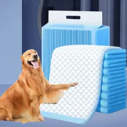 Blöjor 40st Super Absorbent Dog Cat Disposable blöja tjock deodorant valp husdjur urin blöja dyn mat katt kulltoaletthundar produkter produkter