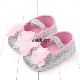 First Walkers Bling Blumen Baby Mädchen Schuhe Hochzeit Party Prinzessin Für Neugeborene Niedlich Süß Silber GoldH24229