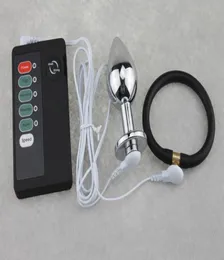 3486mm Tıbbi temalı elektrik şoku anal fiş elektro popo fiş elektro şok seks oyuncakları