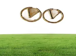 2022 Luxury Big Gold Hoop örhängen för Lady Women Orrous Girls Ear Studs Set Designer Jewelry Earring Valentine039S Day Gift EN2729642