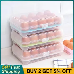 収納ボトル効率的な冷蔵庫卵ホルダー便利な15コンパートメントトレイホーム組織用プレミアムキッチンオーガナイザー用