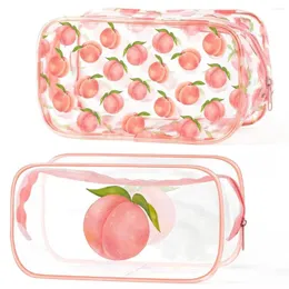 Cosmetic Bags Lovely Travel Packaging Bag PVC Makeup Storage Large Capacity Portable Transparent Waterproof Toiletry