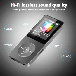 Player MP3 Bluetooth Player Compatible med färgskärm bärbar MP4 Student Walkman Hifi Musikspelare som stöder 128GTF -kortinspelare