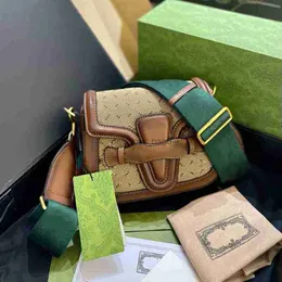 10A Taschen 1:1 Qualität echtes Rindsleder Messenger Bag Designer einfache Umhängetasche Flip Bag Original Hardware OEM abnehmbare Handtasche