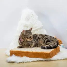 Mats Vealind Pet Bed Cat Pad Cushion LitterBread風変わりな快適で柔らかい猫の隠れ家