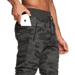 Sweatpants 2021 Ny muskelkondition som kör träning Sport Bomullsbyxor Mäns andas Slim Beam Mouth Casual Health Pants