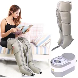Compressão de ar elétrica perna massageador perna envolve pé tornozelos panturrilha máquina de massagem promover a circulação sanguínea aliviar a dor fadiga240227
