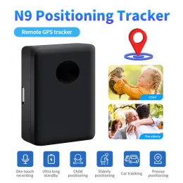 İzleyiciler N9 Araba GPS Mini Tracker Gerçek Zamanlı İzleme Monitörü Antithefeft Antilost Lokatör Güçlü Manyetik Montaj SIM Mesaj Konumlandırıcısı