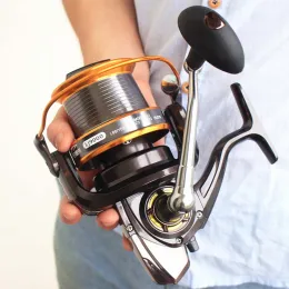 Reklar FDDL LJ 2021 NY 10009000 12+1BB 25 kg Max Drag 5.2: 1 Spinning Metal Rocker Metal Fishing Reel Highquality Trolling Reel