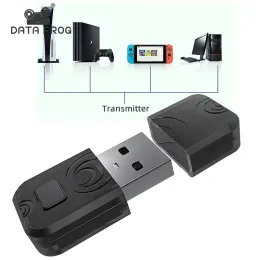 アダプターデータカエルワイヤレスヘッドセットアダプターcompatiblenintendoスイッチAdapador PS5/PS4コントローラー用のBluetoothCompatible USB Receiver
