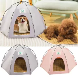 Pens Pies Camping Tent Oddychający kota pies namiot namiot hodowca ken tiepee łóżko Pet Namiot Składany kot