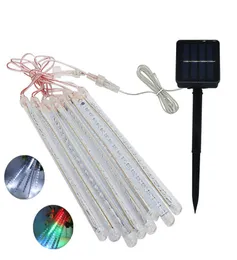 Edison2011 8 PCS 30 cm Solar Powered LED Chuva de Meteoros Chuva Luz Jardim Árvore Férias Tubo Luz À Prova D 'Água Solar Powered LED Strip 9331583