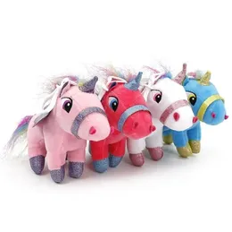 2024 جديد لعبة Unicorn Plush Toy 15cm لعبة حيوانية أطفال أفخم دمية أطفال أطفال أفخم لعبة جيدة للهدايا للأطفال