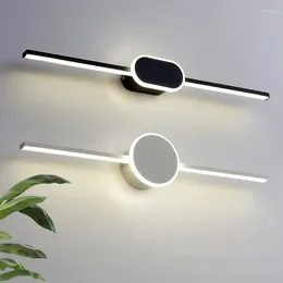 Lâmpada de parede moderna lâmpadas led banheiro espelho luz longa tira à prova dwaterproof água luminárias para lavatório banheiro wc