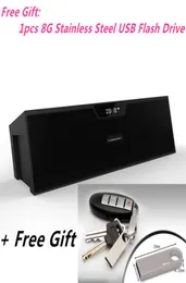 Портативный динамик Bluetooth Big Power Sardine Hifi 10W FM Radio беспроводной USB -усилитель стерео звуковой коробку с микрофоном 8 ГБ USB Disk6211127