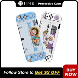 Cases IINE Cartoon Design Protective Case Cover OLED Console for Nintendo Switch OLED