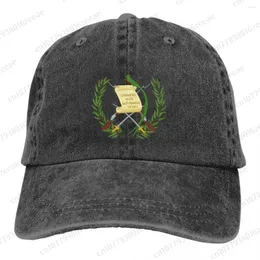 Berets Coat Of Arms Guatemala Fashion Unisex Cotton Baseball Cap Outdoor Adult Adjustable Men Women Denim Hat