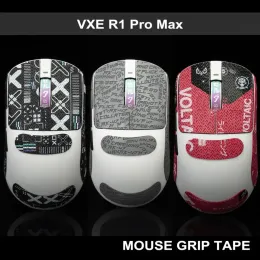 VXE R1/ Pro Max 스티커 용도를위한 Pads TBTL 마우스 그립 테이프 도마뱀 피부 흡연 비 슬립 프리 컷 쉬운 설치 그립 스케이트 없음 마우스