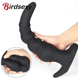 Big Long Long Butt Plug Dildo Anus Masturbatore Dilatatore Prostato Massager Erotico Sex Toys for Men Woman Gay Adult 18 240227