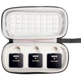 Akcesoria Najnowsze EVA Hard Travel Protect Prote Box Torka do przechowywania obudowy osłony dla systemu mikrofonu Rode Wireless Go II