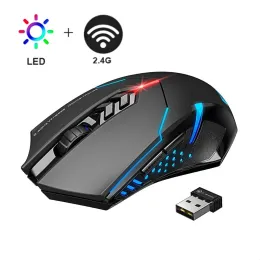 Mice High Quality ET X08 2000DPI Adjustable 2.4G Wireless Mouse For Professional Gaming Mouse sem fio Mice raton inalambrico