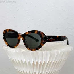 Óculos de sol feminino olho de gato CAT EYE S193 ÓCULOS DE SOL EM ACETATO Occhiali da sole gatto donnaAcetato estere casual ao ar livre personalizado 40193 VKP7