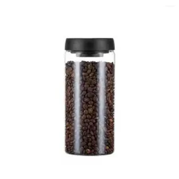 Storage Bottles Jar Food Fresh-keeping Moisture-proof Vacuum Cylindrical Coffee Tank Container Airtight Beans