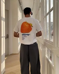 Erkek Tişörtleri Yaz Fitness Vintage T-Shirt Yüksek Kaliteli Pamuk Desen Baskılı Spor Yuvarlak Boyun Harajuku Sokak Top