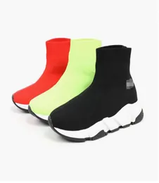 Fashion Kids Socks Boots Children Athletic Shoes Casual Flats Speed Trainer Sneaker Boy Girl HighTop Running Shoes mixed color9735096