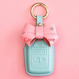 Key Case For Jaguar XFL XEL FPACE FTYPE EPACE IPACE XJ XF Smart Key Keyless Remote Entry Fob Case Cover Key Chain5563771