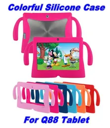 Custodia morbida in gel colorato in gomma siliconica per bambini per Q88 A13 A23 A33 Q8 Tablet Android PC8788684