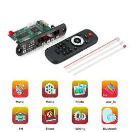 Player Bluetooth MP5 Player Decoder Board Digital Video Support 1080P FM Radio TF USB 3.5 Mm AUX Audio With Remote Control MP3 Module