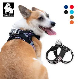 Harnesses Truelove Adjustable Pet Harness Soft Reflective Dog Chest Harness Lightweight With Quick Release For Dog Walking Training