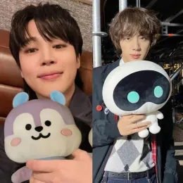 Cushions Kpop Plushies Bangtan Boys Bt21 Kawaii Plush Doll Toys Cartoon Stuffed Animals Keychain Gifts Decorative Throw Pillows Cushions