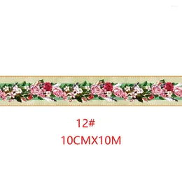 Adesivos de parede 10cm 10m impermeável auto-adesivo 3d adesivo pvc sala de estar decoração telha rodapé linha de cintura