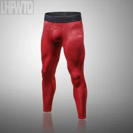 Collant new mens fitness sport leggings che gestisce collant da uomo pantaloni a compressione rapido legger