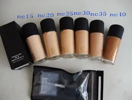 Whole Foundation 2pcslot nc15 nc20 nc25 nc30 nc35 nc40 FLUID FOND DE TEINT SPF 15 30ml Liquid Foundation With Pump6665384