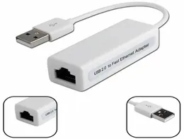 USB 20 100 Мбит / с Fast Ethernet Сетевые адаптеры RJ45 Внешний USB-адаптер проводного Интернета Ethernet LAN Карта-адаптер для ноутбука Tablet6103915