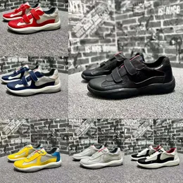 Designerschuhe „America Cup“-Turnschuhe, Herren-Turnschuhe, Freizeitschuhe, Outdoor-Sportschuhe, Plateau-Läufer, schwarze Mesh-Schnürschuhe aus Leder mit Box 447