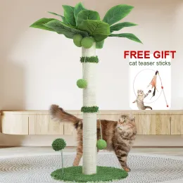 Scratchers Katzenkratzbaum 33 Zoll hoher Kratzbaum für Katzen Großer Katzenkratzbaum mit Sisalseil Katzenkratzer für Hauskatzen