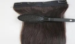 80g 1 pzset clip nelle estensioni dei capelli umani 20 20 pollici prodotti per capelli lisci brasiliani Remy Comb4380046