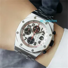 럭셔리 오데 마르 돼지 시계 AP Royal Oak Offshore 시리즈 26170st Panda Pan Automatic Machinery Watch Luxury Casual Mens Watch 26170st OO.1000st.01 Fun 4XXZ