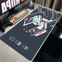 Pads Mouse Pad KeyCap Design Stor Gamer Mousepad Keyboard Mat xxxl Mouse Mats 30x80cm gummi Desk Pad Overdimased Design Desk Rug