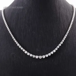 3 garras corrente de tênis gelado vvs moissanite pingente de diamante para homens 10k ouro branco hip hop jóias pingentes