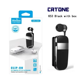 SOWKS K53 Mini Kablosuz Fone De Ouvido Bluetooth kulaklık çağrısı Titreşim Klipsli Business Auriculares Kulaklık Handfree kulaklık